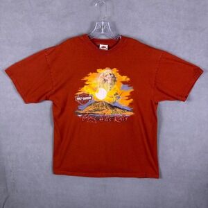Harley Davidson Mens T-Shirt XL 2006 Sturgis Black Hills Devils Tower Run USA